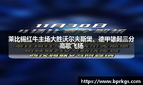 莱比锡红牛主场大胜沃尔夫斯堡，德甲雄起三分高歌飞扬